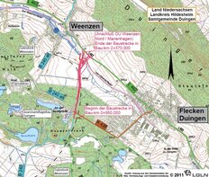 Kartengrundlage: www.lgln.niedersachsen.de