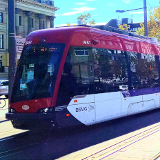 Straßenbahn der BSVG