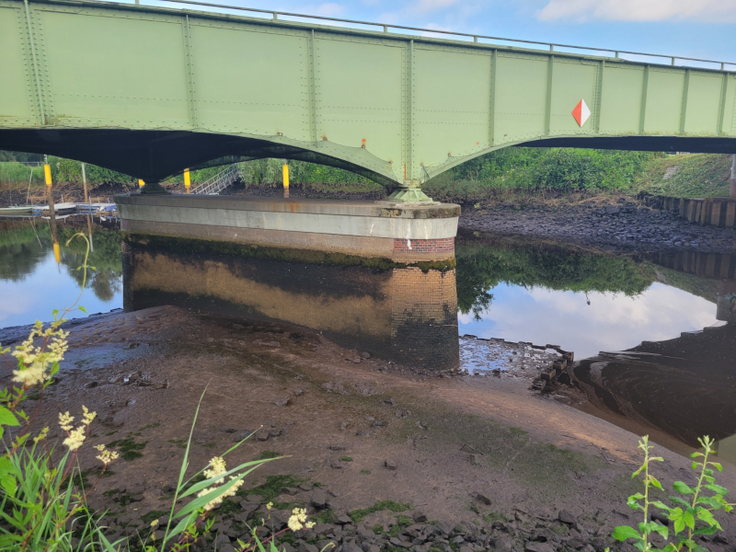 Die alte Schlossbrücke im Zuge der L 151 in Ritterhude