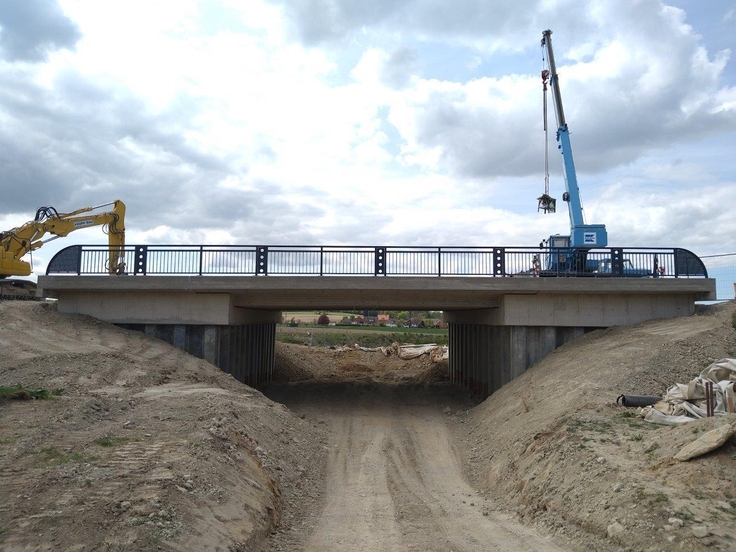 Hier soll später der Wasserlauf „Thüster Beeke“ unter der Umgehung hindurchgeführt werden (Bauwerk We 2)