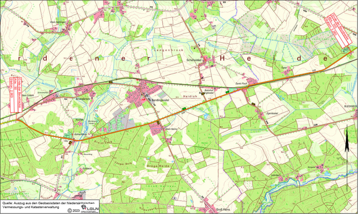 Kartengrundlage: www.lgln.niedersachsen.de