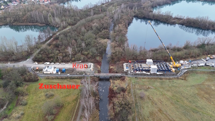 Am 18. Dezember soll die Okerbrücke bei Vienenburg in Position gebracht werden